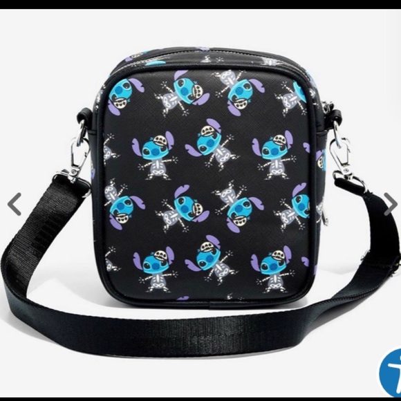Disney Her Universe AOP Lilo & Stitch - Skeleton Stitch Crossbody - Picture 3 of 15